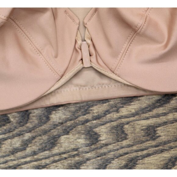 NEW Glamorise Size Front-Closure Smoothing Wonderwire Bra Cappuccino Brown 34C - Picture 11 of 12